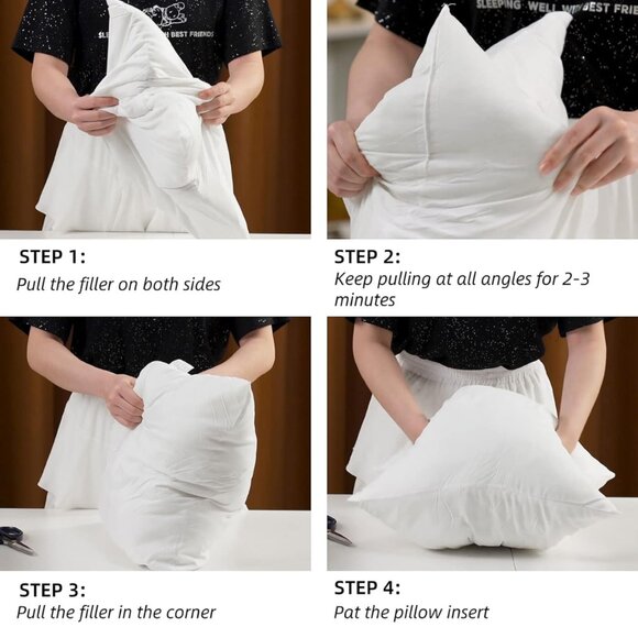 Brand New Throw Pillow Insert Hypoallergenic Premium Pillow/12*20inch - Picture 7 of 8